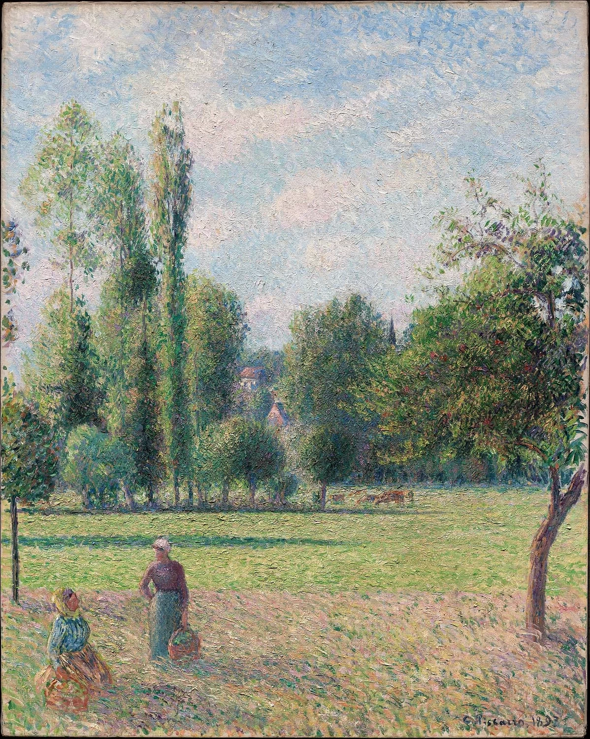 Due contadine in un prato (Le Pré) - Museum of Fine Arts, Boston